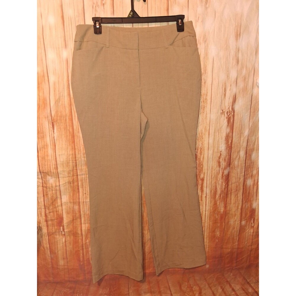 Time & Tru Khaki Straight Leg Dress Pants Sz 16